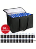 1pc Extra Large Capacity Insulated Cooler Bag - Fits Up To 90lbs, Holds 54 Cans/Bottles, Durable Oxford Cloth With Reflective Lining, Multi-Compartment Zipper Closure Design, Suitable For Camping, Travel, Picnic